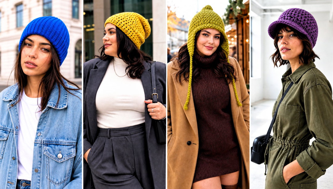15 Crochet Beanie All Sizes Outfit Ideas for Family Photos