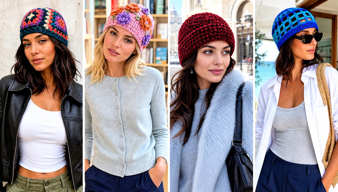 15 Crochet Beanie Hat Outfit Ideas for Cozy Layered Looks