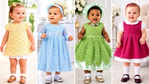 15 Crochet Blessing Dress Outfit Ideas for Baby Portraits