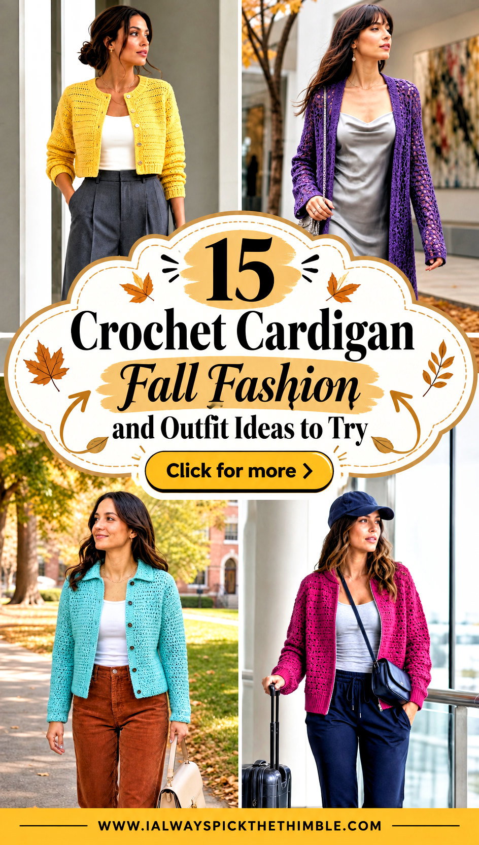 15 Crochet Cardigan Fall Fashion and Outfit Ideas to Try - 15 Crochet Cardigan Fall Fashion and Outfit Ideas to Try