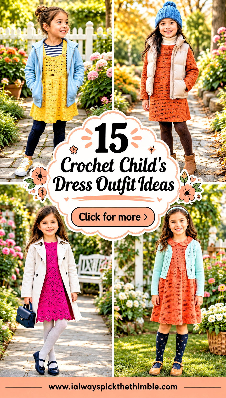 15 Crochet Childs Dress Outfit Ideas for Family Photos - 15 Crochet Child’s Dress Outfit Ideas for Family Photos