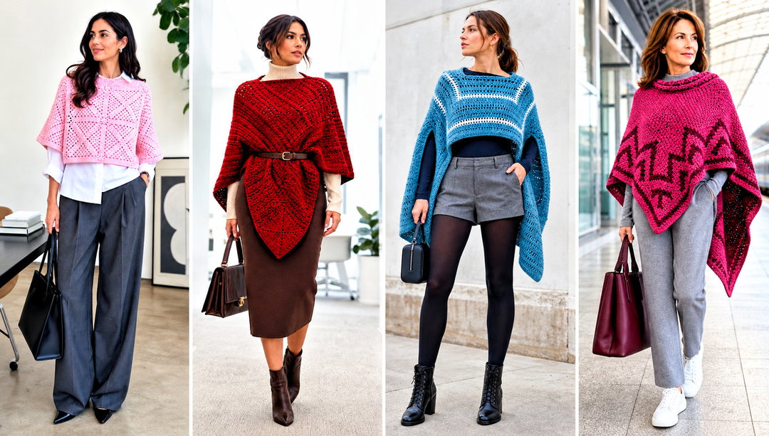 15 Crochet Clint Eastwood Poncho Outfit Ideas With Boots