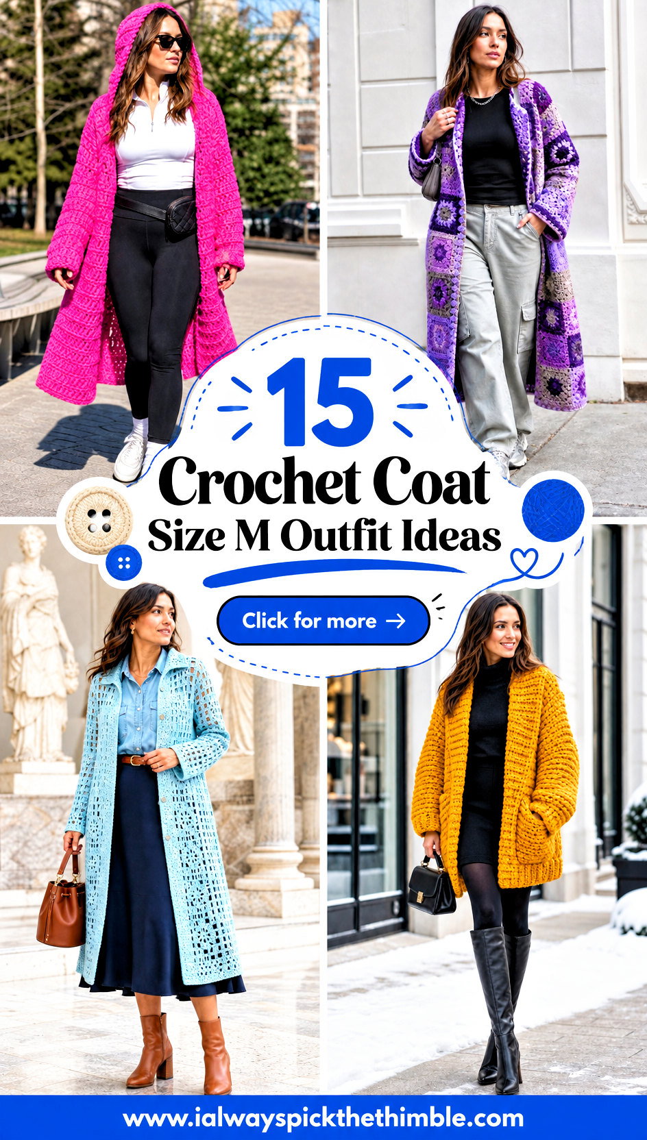 15 Crochet Coat Size M Outfit Ideas for Everyday Comfort - 15 Crochet Coat Size M Outfit Ideas for Everyday Comfort