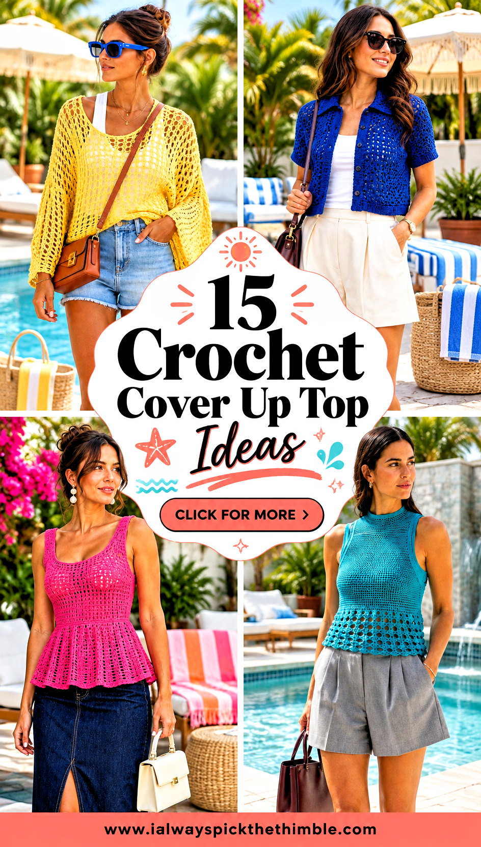 15 Crochet Cover Up Top Ideas for Easy Poolside Layers - 15 Crochet Cover Up Top Ideas for Easy Poolside Layers