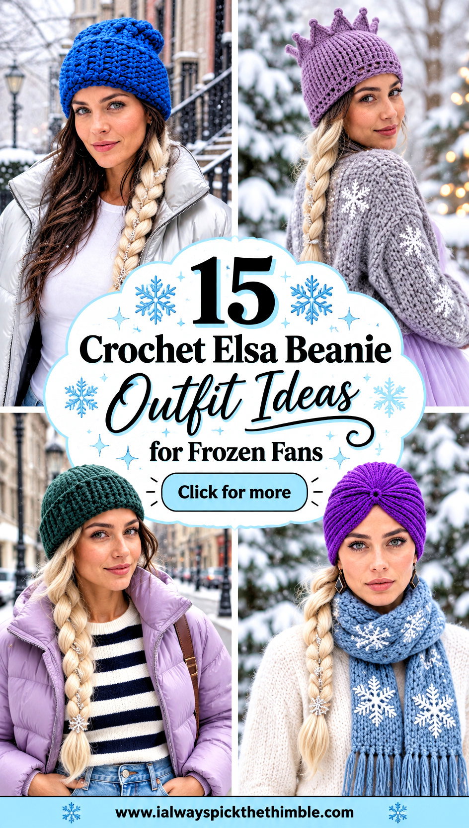 15 Crochet Elsa Beanie Outfit Ideas for Frozen Fans - 15 Crochet Elsa Beanie Outfit Ideas for Frozen Fans