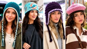 15 Crochet Football Team Hat Outfit Ideas for Game Day