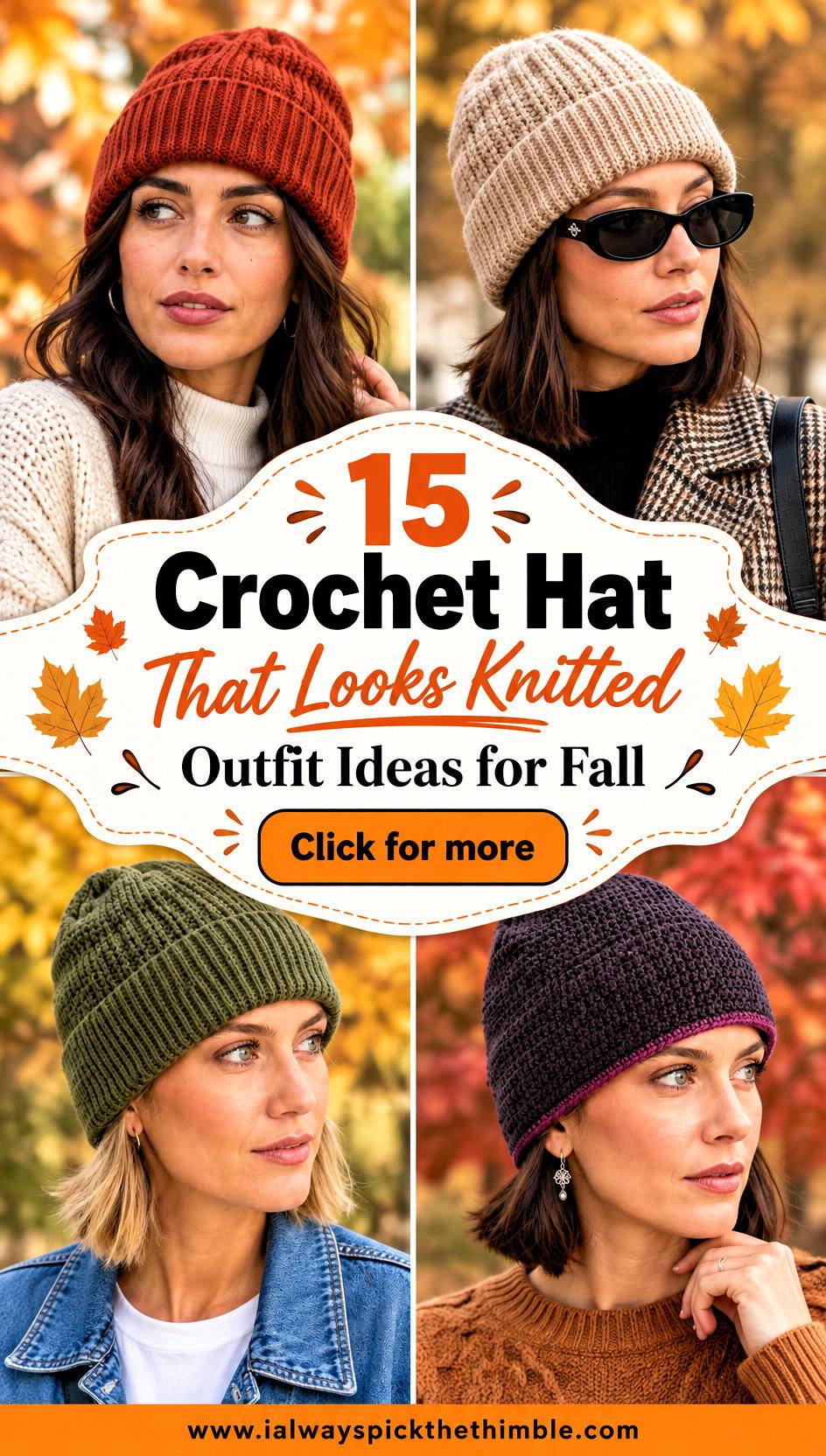15 Crochet Hat That Looks Knitted Outfit Ideas for Fall - 15 Crochet Hat That Looks Knitted Outfit Ideas for Fall