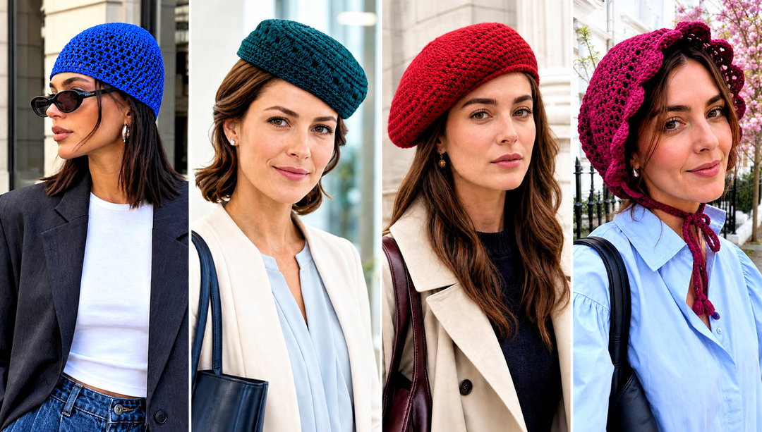15 Crochet Hats in All Sizes Outfit Ideas for Families