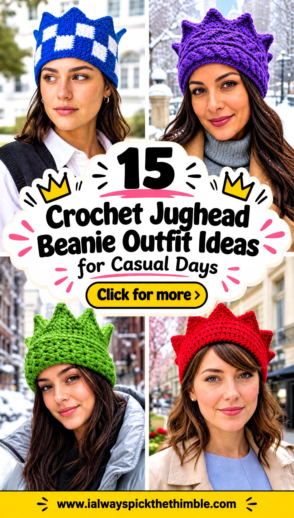 15 Crochet Jughead Beanie Outfit Ideas for Casual Days - 15 Crochet Jughead Beanie Outfit Ideas for Casual Days