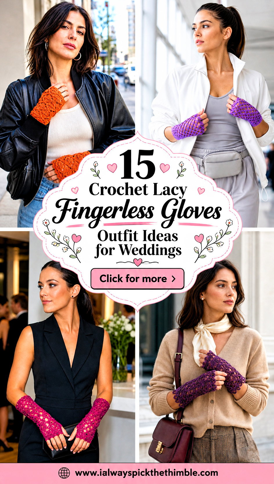 15 Crochet Lacy Fingerless Gloves Outfit Ideas for Weddings - 15 Crochet Lacy Fingerless Gloves Outfit Ideas for Weddings