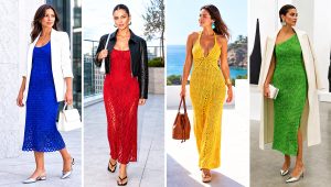 15 Crochet Ladies Dress Outfit Ideas for Brunch Dates