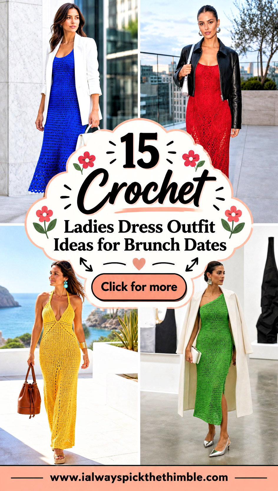 15 Crochet Ladies Dress Outfit Ideas for Brunch Dates - 15 Crochet Ladies Dress Outfit Ideas for Brunch Dates