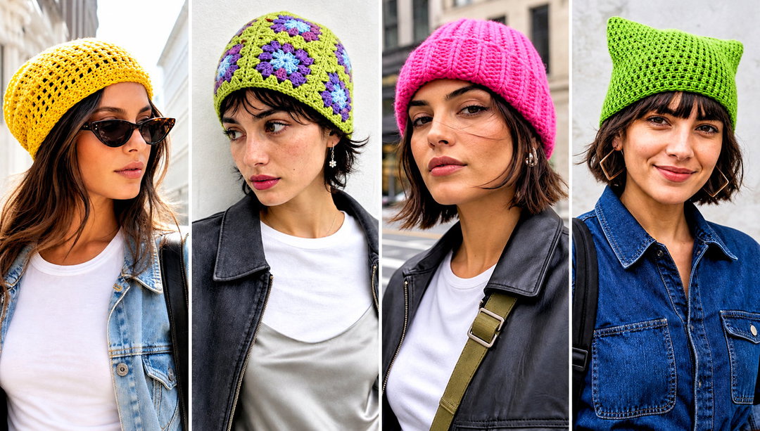 15 Crochet Lightweight Beanie Outfit Ideas for Spring