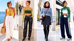 15 Crochet Peekaboo Top Outfit Ideas for Summer Nights
