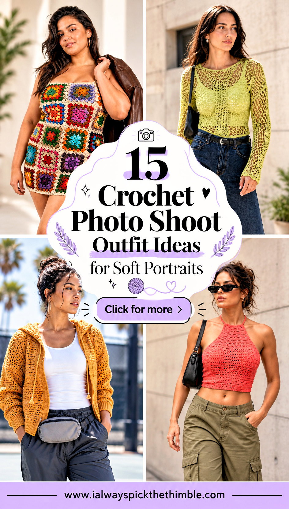 15 Crochet Photo Shoot Outfit Ideas for Soft Portraits - 15 Crochet Photo Shoot Outfit Ideas for Soft Portraits