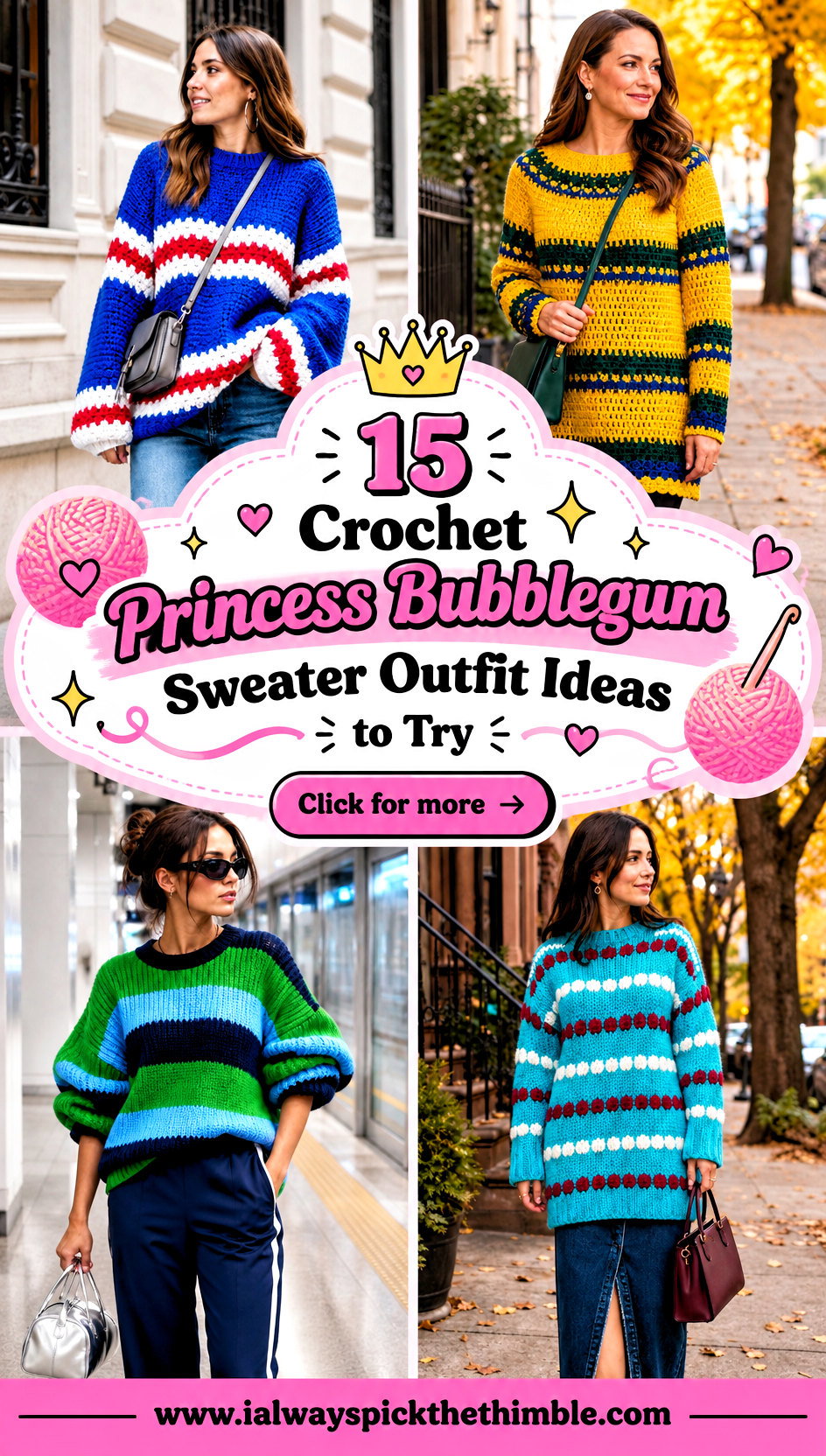 15 Crochet Princess Bubblegum Sweater Outfit Ideas to Try - 15 Crochet Princess Bubblegum Sweater Outfit Ideas to Try