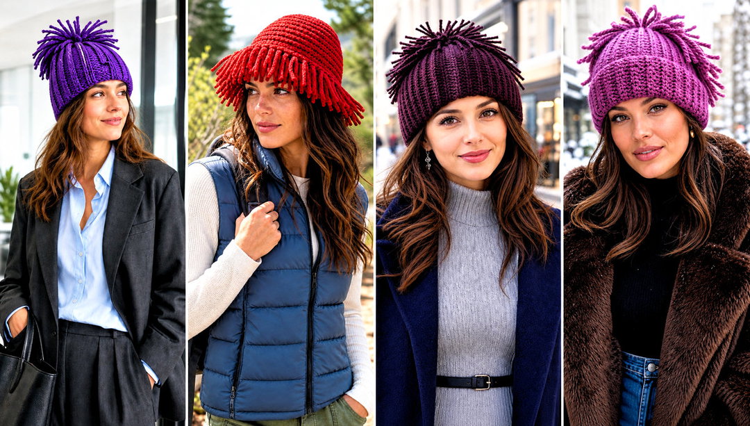15 Crochet Ribbed Hdc Fun Fringe Hat Outfit Ideas for Snow