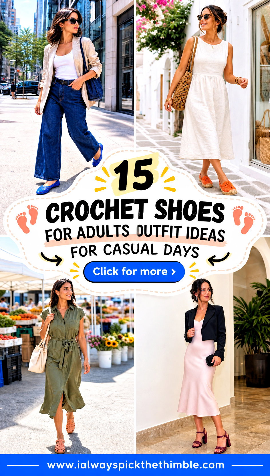 15 Crochet Shoes for Adults Outfit Ideas for Casual Days - 15 Crochet Shoes for Adults Outfit Ideas for Casual Days