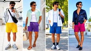15 Crochet Shorts for Men Outfit Ideas for Beach Days