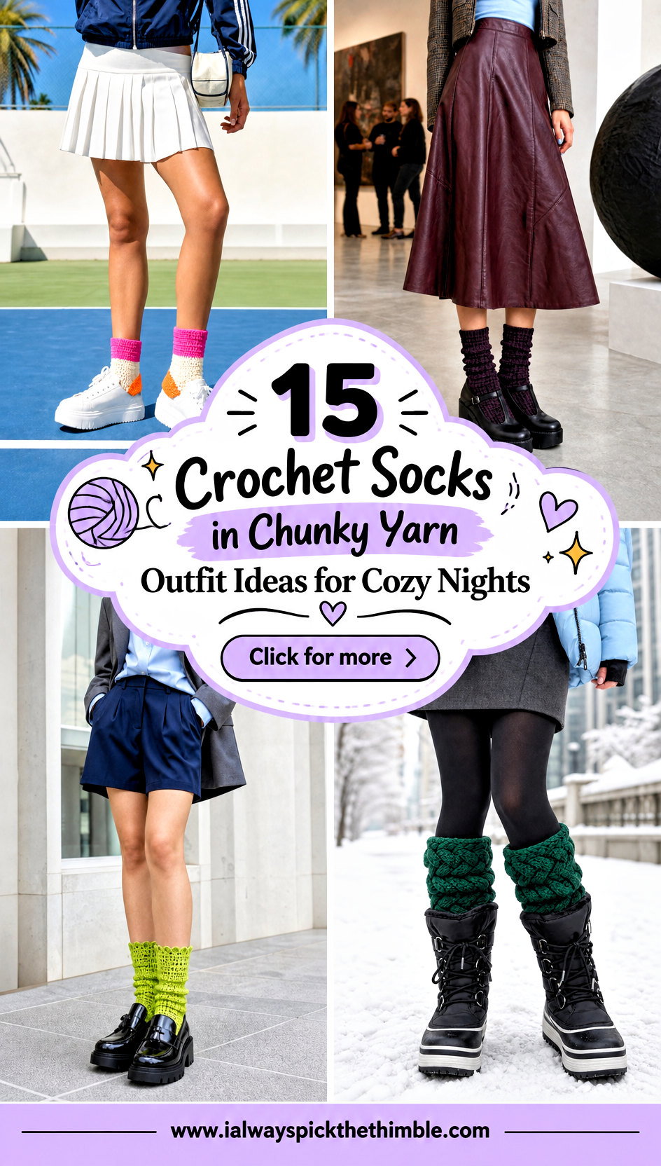 15 Crochet Socks in Chunky Yarn Outfit Ideas for Cozy Nights - 15 Crochet Socks in Chunky Yarn Outfit Ideas for Cozy Nights