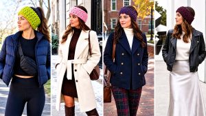 15 Crochet Star Stitch Ear Warmer Outfit Ideas for Cold Days