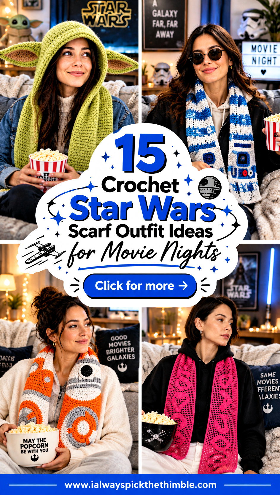 15 Crochet Star Wars Scarf Outfit Ideas for Movie Nights - 15 Crochet Star Wars Scarf Outfit Ideas for Movie Nights