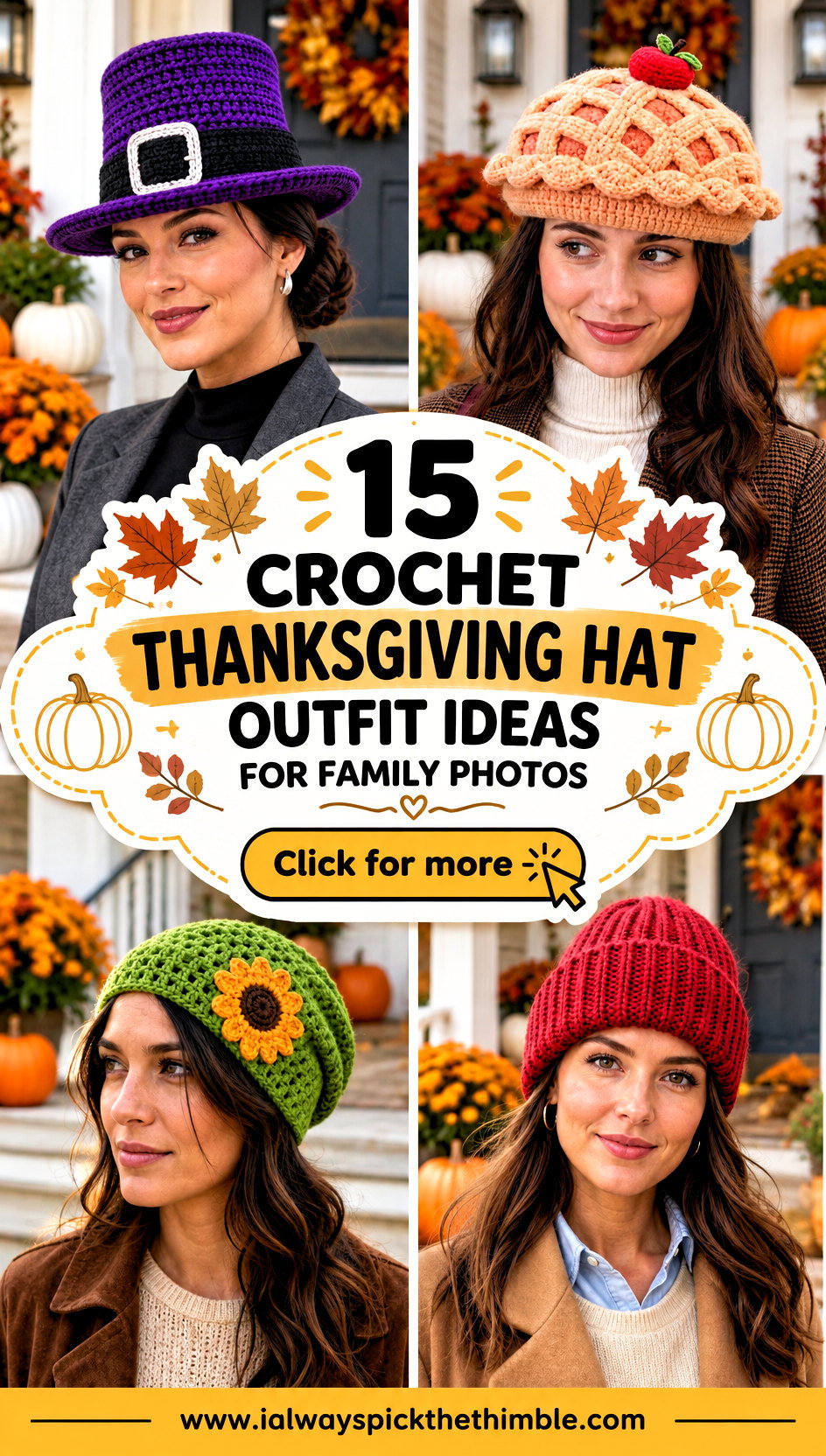 15 Crochet Thanksgiving Hat Outfit Ideas for Family Photos - 15 Crochet Thanksgiving Hat Outfit Ideas for Family Photos