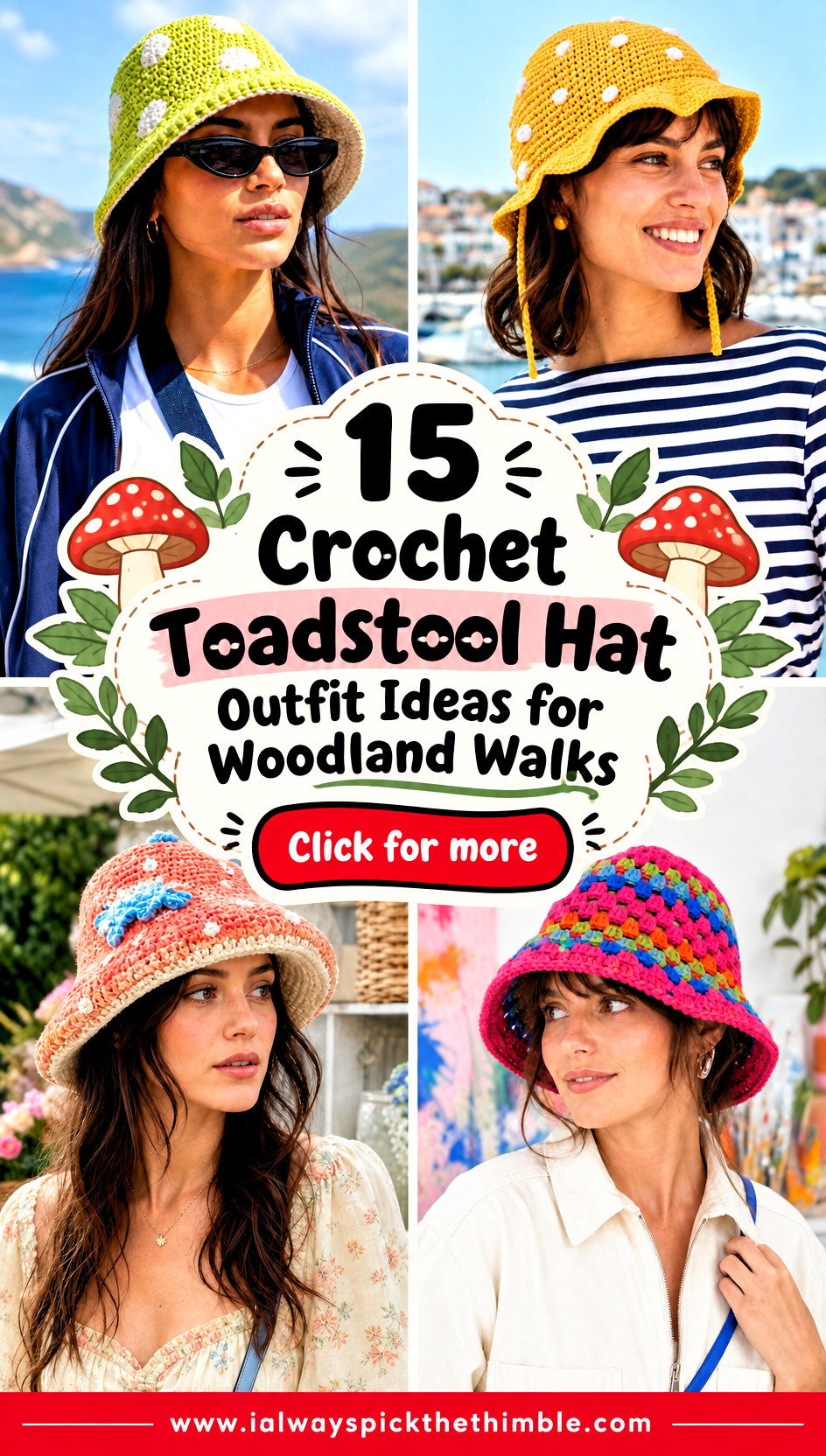15 Crochet Toadstool Hat Outfit Ideas for Woodland Walks - 15 Crochet Toadstool Hat Outfit Ideas for Woodland Walks