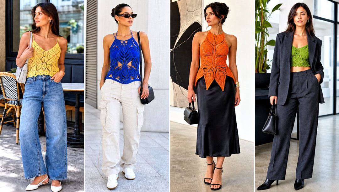 15 Crochet Top with Leaf Outfit Ideas for Nature Lovers