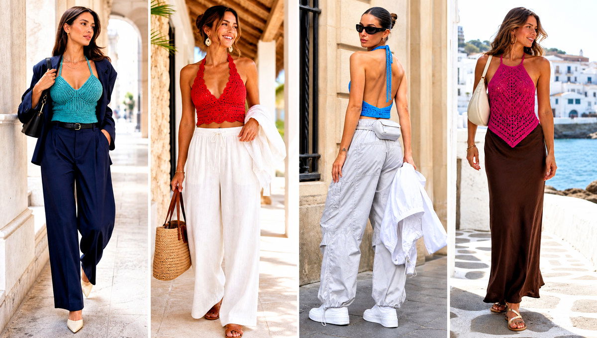 15 Crochet Tops and Halter Top Outfit Ideas for Festivals