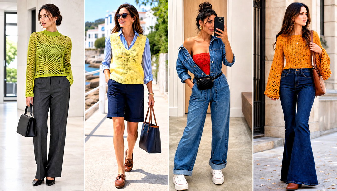 15 Crochet Tops on Hangers Outfit Ideas for Closet Planning