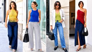 15 Crochet Tops with Fringes Outfit Ideas for Boho Style