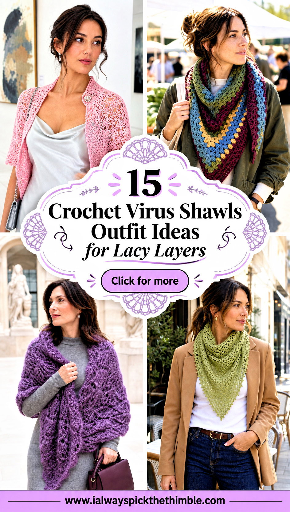 15 Crochet Virus Shawls Outfit Ideas for Lacy Layers - 15 Crochet Virus Shawls Outfit Ideas for Lacy Layers