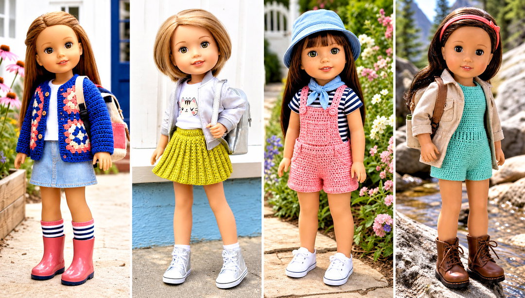 15 Crochet Wellie Wishers Doll Clothes and Outfit Ideas