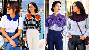 15 Crocheted Collars Outfit Ideas for Vintage Charm