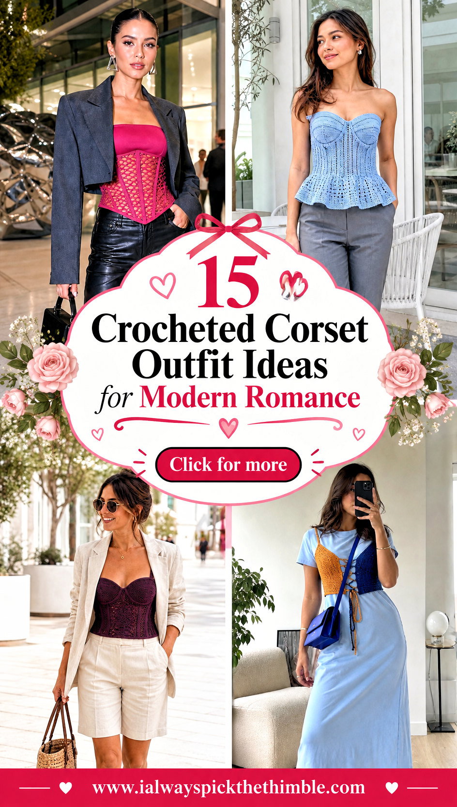 15 Crocheted Corset Outfit Ideas for Modern Romance - 15 Crocheted Corset Outfit Ideas for Modern Romance