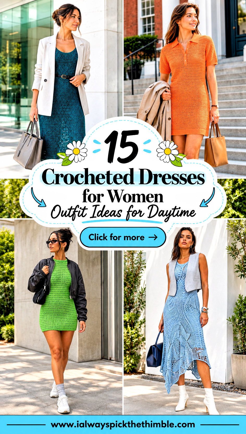 15 Crocheted Dresses for Women Outfit Ideas for Daytime - 15 Crocheted Dresses for Women Outfit Ideas for Daytime