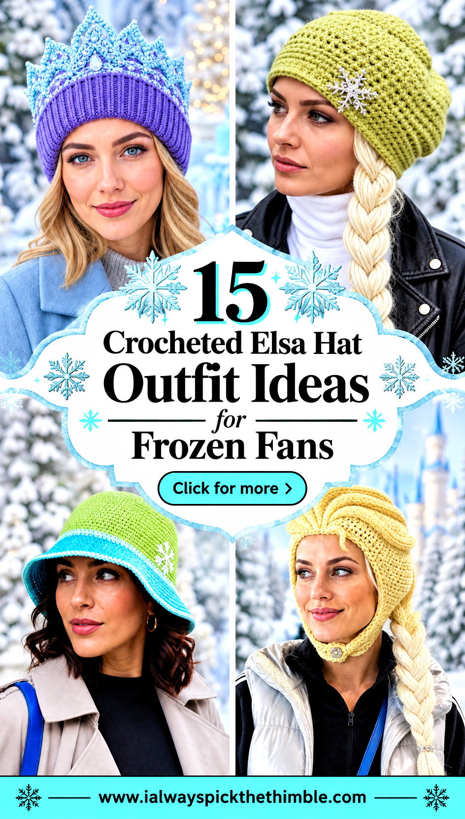 15 Crocheted Elsa Hat Outfit Ideas for Frozen Fans - 15 Crocheted Elsa Hat Outfit Ideas for Frozen Fans