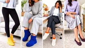 15 Crocheted Slipper Socks Outfit Ideas for Home Comfort
