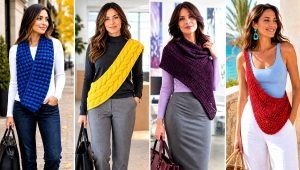 15 Crossbody Crochet Cowl Outfit Ideas for Cozy Layers
