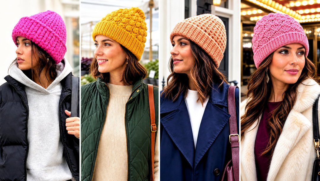 15 Cuffed Crochet Beanie Outfit Ideas for Weekend Walks