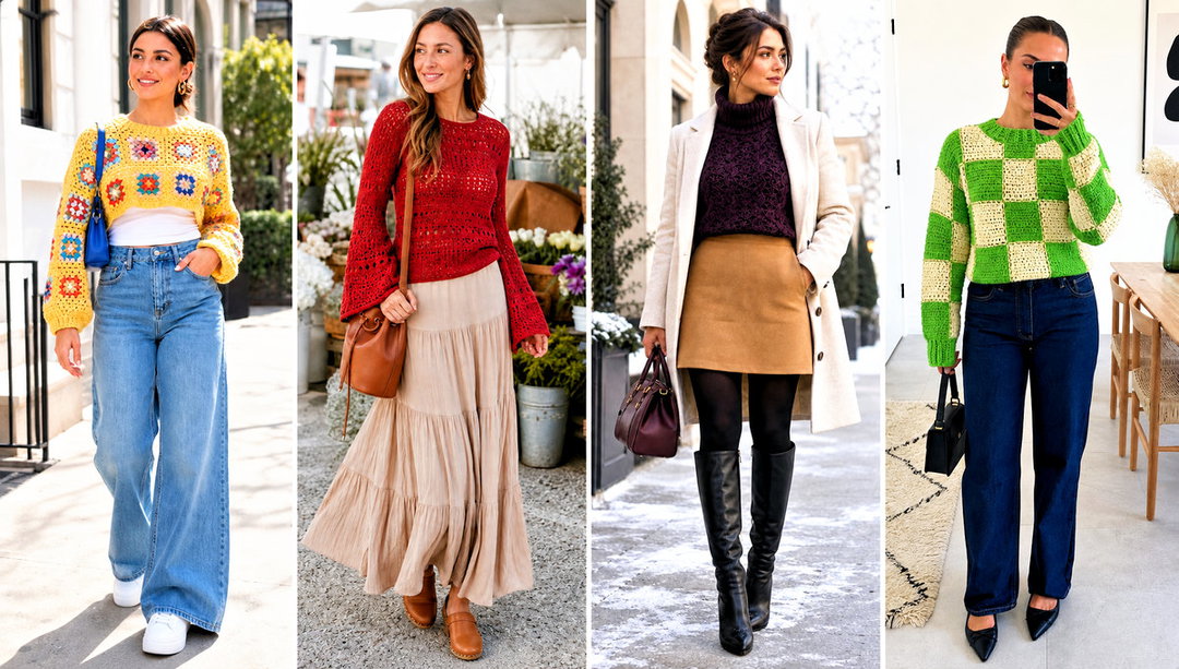 15 Customizable Crochet Sweater Design Outfit Ideas for You