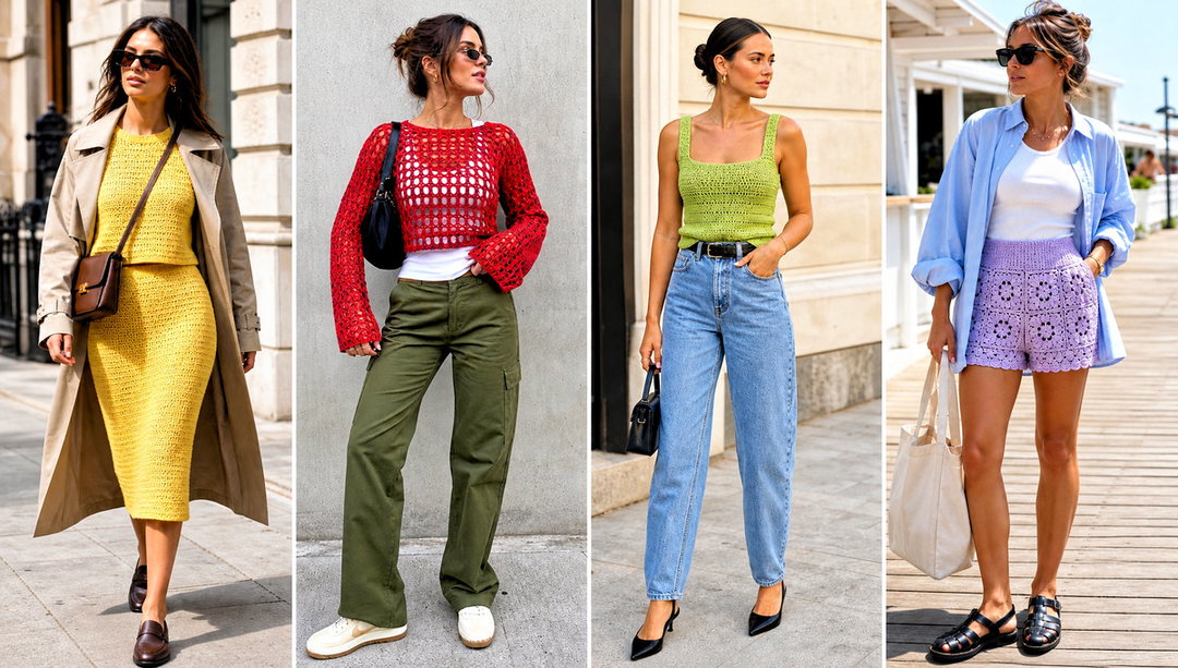 15 Cute Trendy Crochet Clothes and Outfit Ideas for Spring