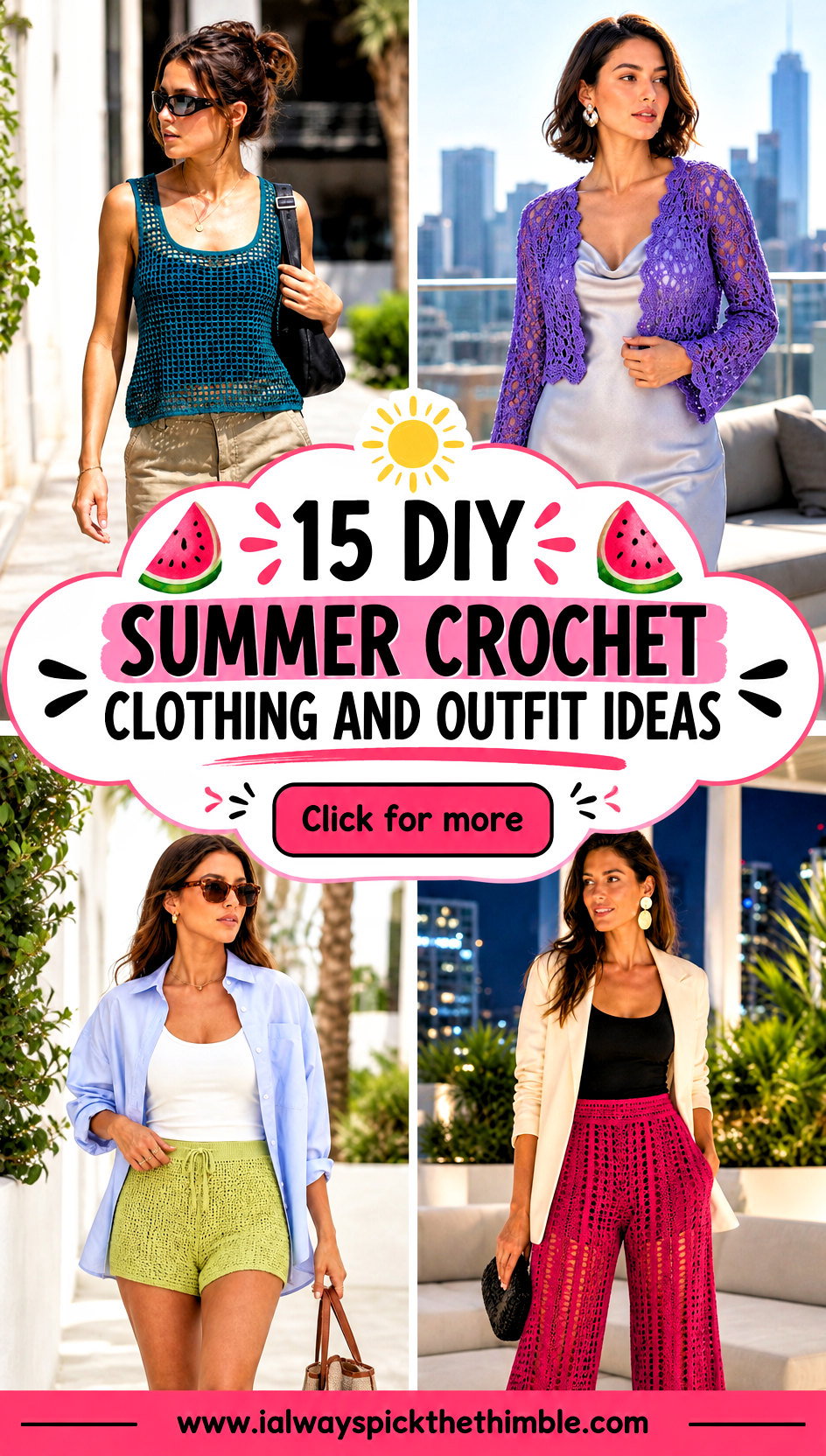 15 Diy Summer Crochet Clothing and Outfit Ideas for Hot Days - 15 Diy Summer Crochet Clothing and Outfit Ideas for Hot Days