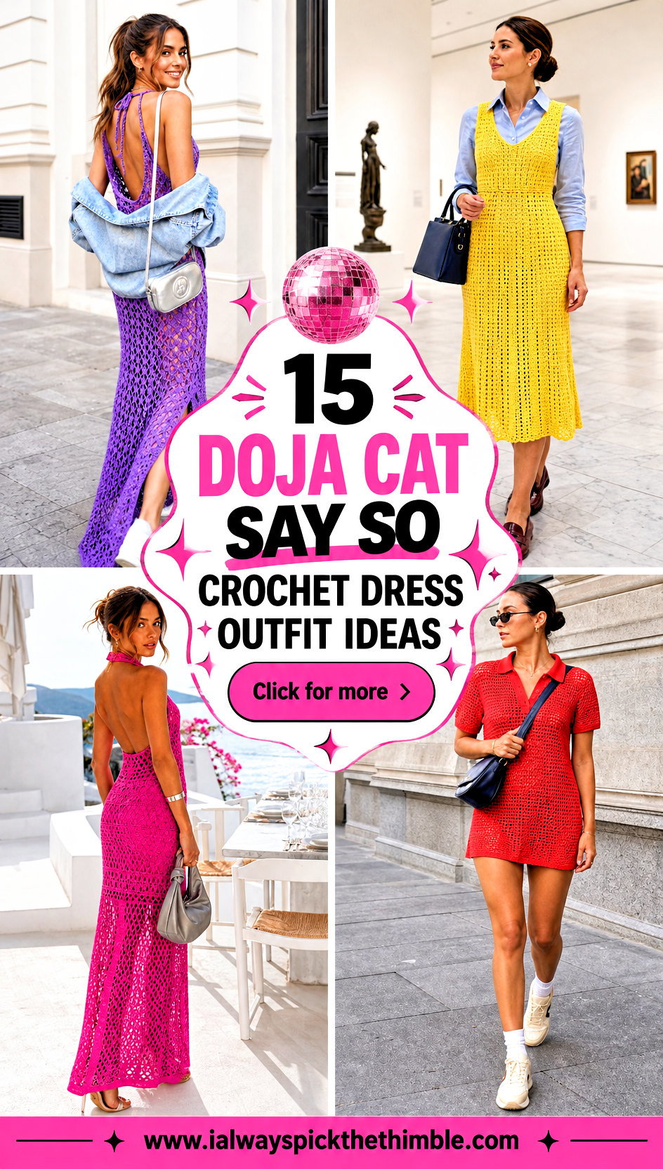 15 Doja Cat Say So Crochet Dress Outfit Ideas for Parties - 15 Doja Cat Say So Crochet Dress Outfit Ideas for Parties