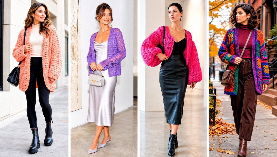 15 Easiest Crochet Cardigan Outfit Ideas for Everyday Wear