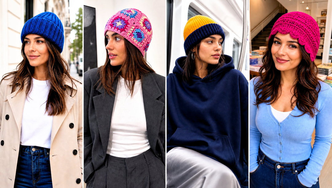 15 Easy Crochet Beanies for Beginners Outfit Ideas