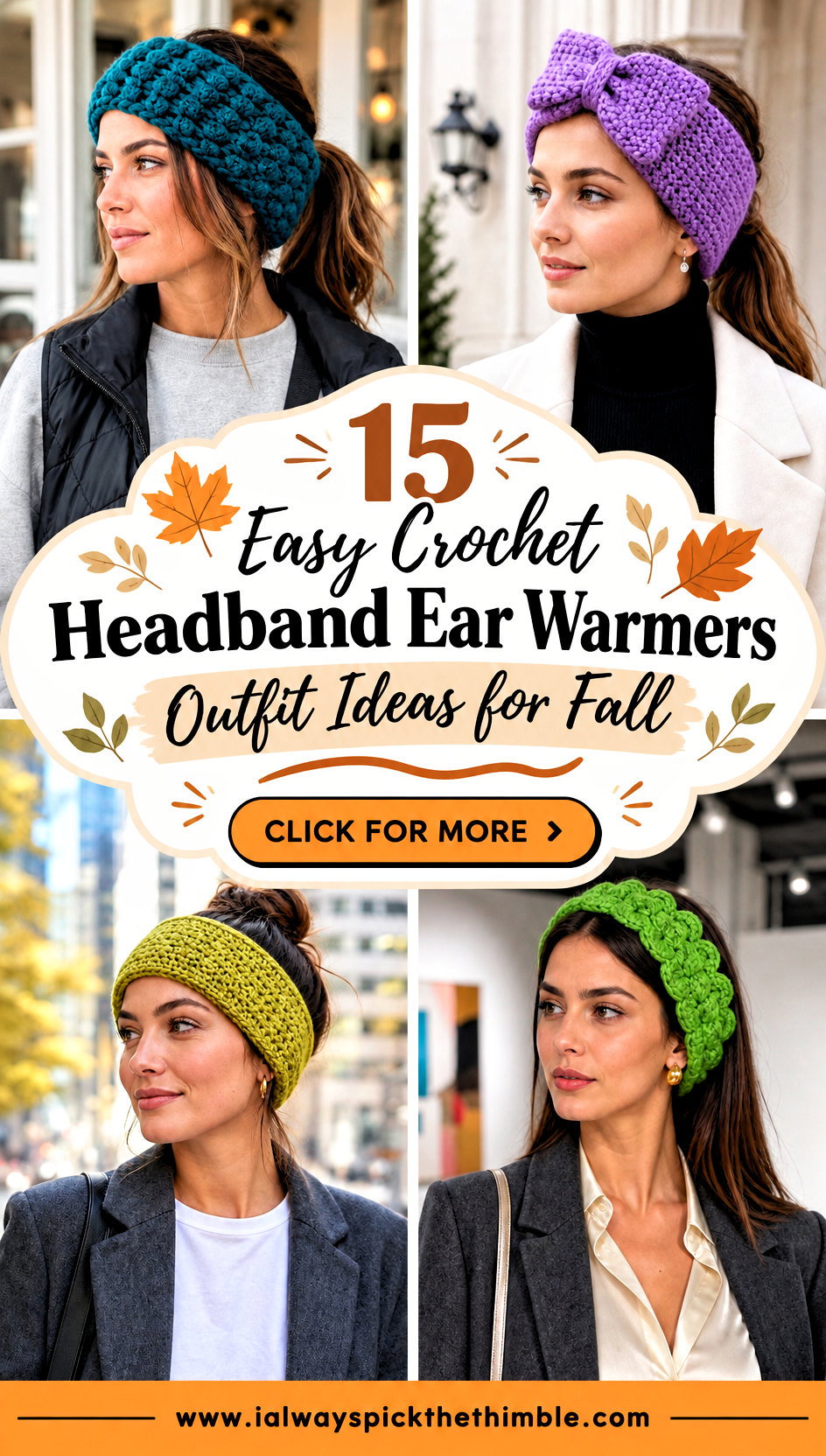 15 Easy Crochet Headband Ear Warmers Outfit Ideas for Fall - 15 Easy Crochet Headband Ear Warmers Outfit Ideas for Fall