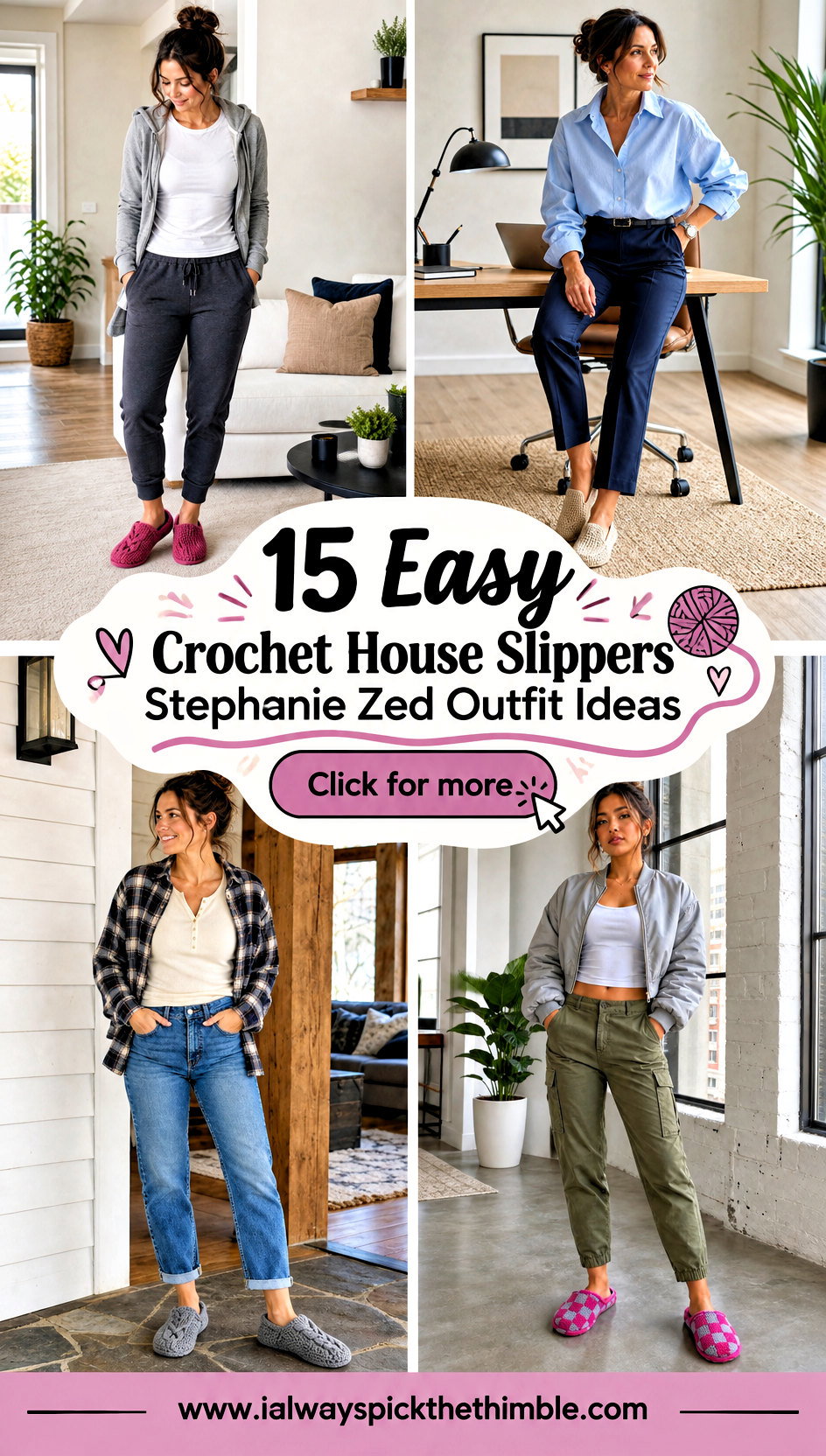 15 Easy Crochet House Slippers Stephanie Zed Outfit Ideas - 15 Easy Crochet House Slippers Stephanie Zed Outfit Ideas