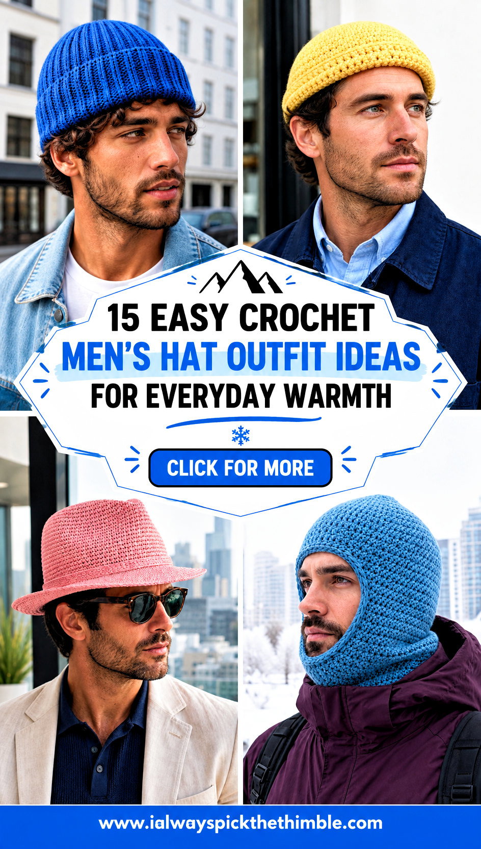 15 Easy Crochet Mens Hat Outfit Ideas for Everyday Warmth - 15 Easy Crochet Men’s Hat Outfit Ideas for Everyday Warmth